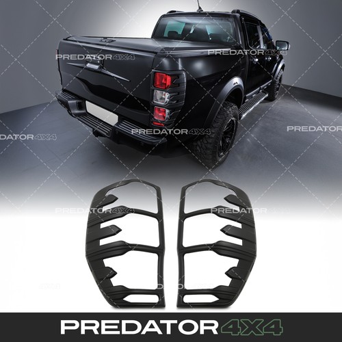 Black tail light covers - black,