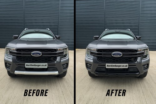 Front bumper cover ford - front,