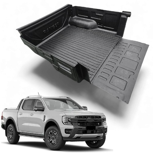 Black pickup truck load - black, bed