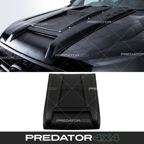 Black bonnet scoop - black, cover